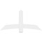 Ekena Millwork Bellingham Architectural Grade PVC Gable Bracket, 60"W x 30"H x 2"D x 6"F, 12/12 Pitch GBP060X30X0206BEL00 - alternate 2
